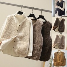 Women's Casual Gilet Button