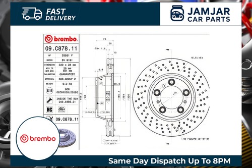 Brembo brake disc rear - brembo,