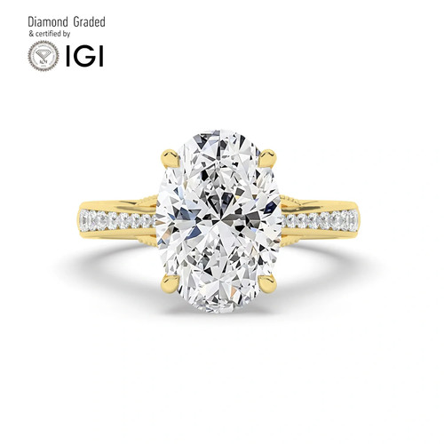 Oval diamond engagement - engagement, ring