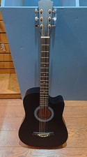 Black ACOUSTIC Guitar 38 Inch