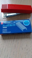 REXEL BAMBI STAPLER AND BOX OF STAPLES