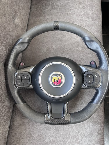 Abarth carbon fibre alcantara - abarth,