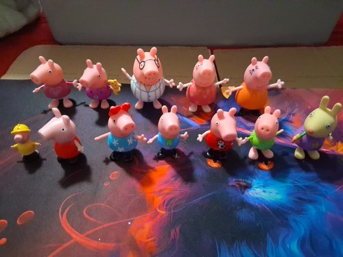 Lot peppa pig figure - pig,