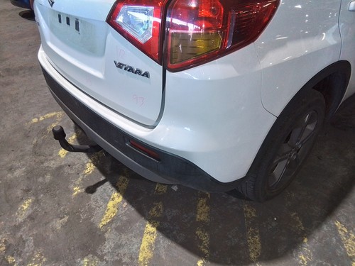Rear bumper white suzuki - bumper,
