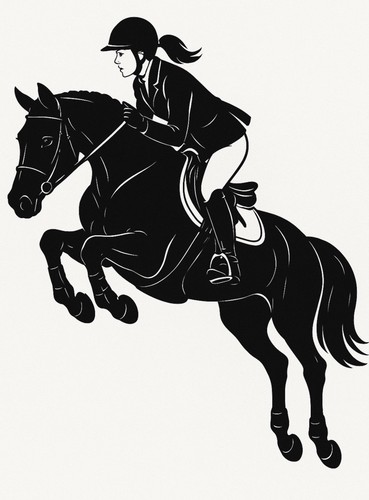Show jumping horse - show,