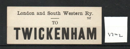 London south western railway - london,
