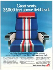 1985 TWA Airlines Print Ad