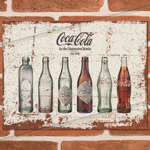 Coca cola bottles metal - cola,