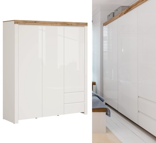 Wardrobe triple storage - wardrobe,