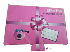 For The Chocolate Lover Pink Fondue Set With 2 Heat Settings
