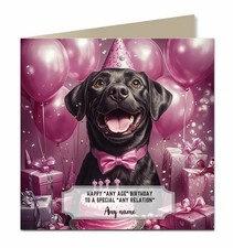 Personalised birthday card - personalised,