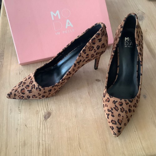 Moda pelle leopard court - pelle,