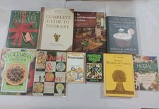 Job Lot 10  Vintage Cook Books featuring Nigella Delia Christmas pressure Jb12
