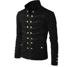 Men’s Black Gothic Military