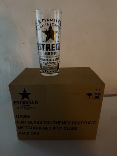 Estrella damm pint glass pack - damm,