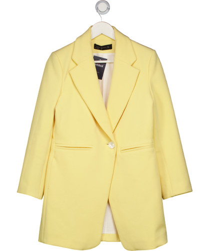 Zara lemon yellow longline - zara,