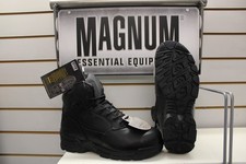 Magnum Waterproof Safety Boots  Stealth Force  6" Side Zip Uniform UK 12 EU 46