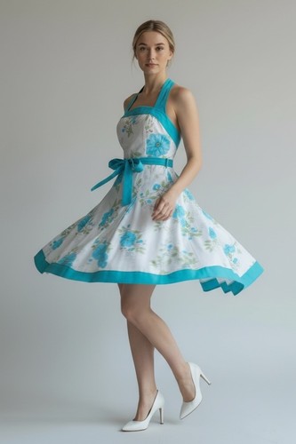 Halter dress pinup swing dance - swing,