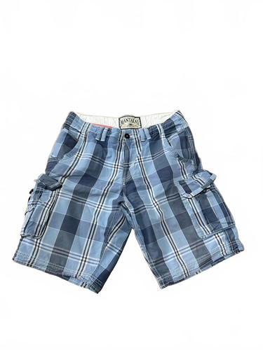 Mantaray blue plaid cargo - mantaray,