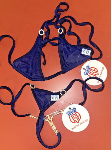 Malibu strings nwt navy - malibu,