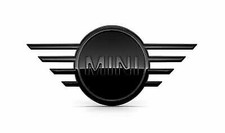 MINI GENUINE F54 CLUBMAN PIANO BLACK REAR BOOT BADGE EMBLEM PLAQUE 51149880867