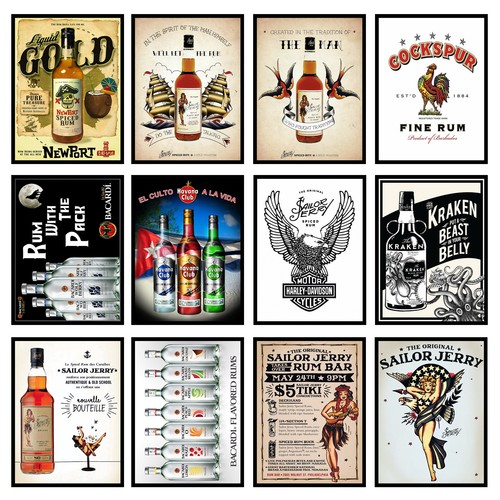 Alcohol retro metal - retro,