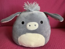 Squishmallows Jason Donkey Grey Cream Soft Plush Toy 7” Kellytoy