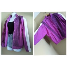 Vintage 80s 90s purple white