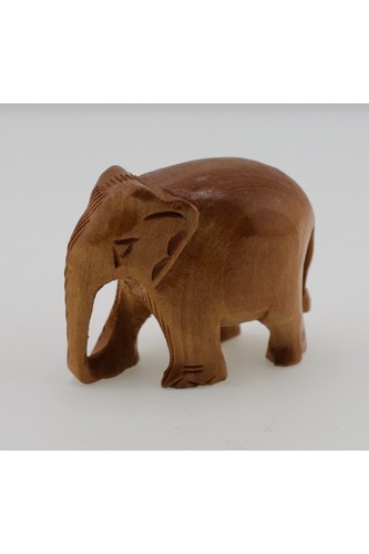 Hand carved wooden elephant - hand,