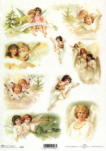 Rice paper decoupage - paper,