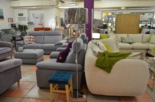 Ontario Floor Lamp Polished Chrome Standard Lamp Plastic Crystal Ex Display