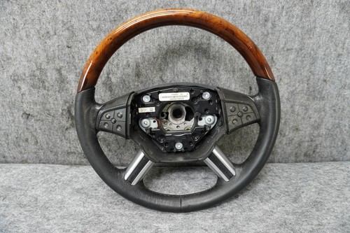 Wood steering wheel - steering, pedal