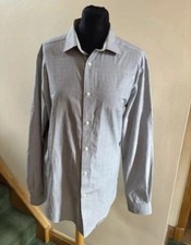 Red Herring Long Sleeve Slim Fit Grey Shirt Slim fit 15.5” Collar