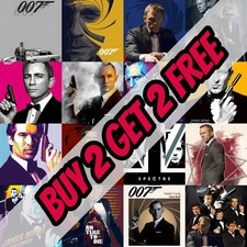 James bond movie posters - bond,