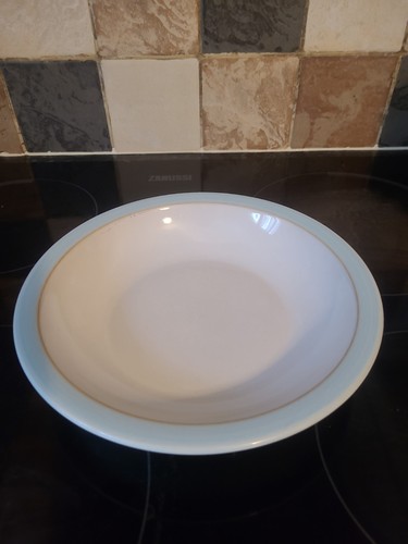 Denby colonial blue rimmed - denby,
