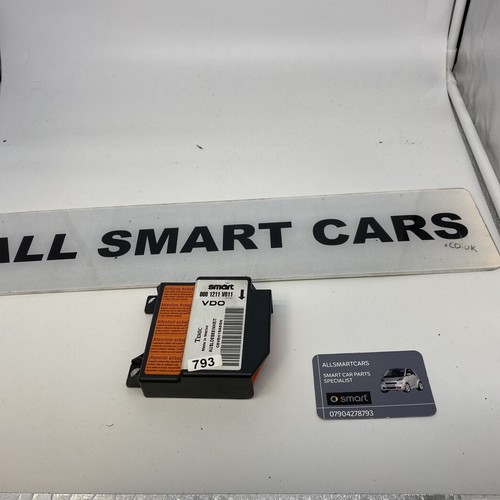 Smart fortwo airbag - fortwo, control