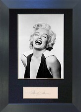 MARILYN MONROE Signed Mounted