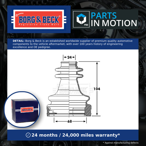 Joint boot fits renault - cv,