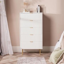 OHS Ribbed Bedside Table