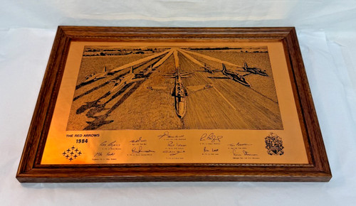 Red arrows signed - arrows, copper