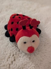 Russ Berrie Love Bug Plush Beanie Comforter Vintage Ladybird Soft Toy