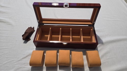 Luxury wooden watch display - 5,