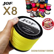 8 Strands Braided Fishing Line 300/500/1000M Super Strong PE, Abrasion Resistant