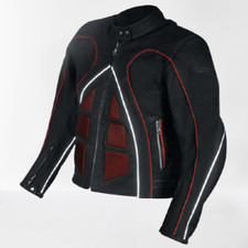 Handmade Black Leather Biker