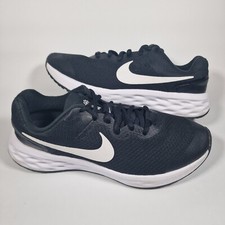 Nike Revolution 6 Womens Trainers Black Running Gym Size 5 Shoes DD1096-003