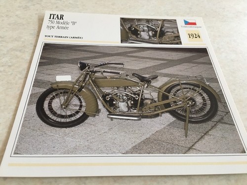 Itar 750 motorcycle card model - 750,