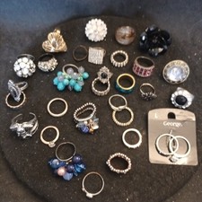 Costume Jewellery Rings Bundle Joblot Rings
