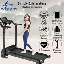 Treadmill Running Electric Foldable Motorized 9 % Incline Gym For Home Machine