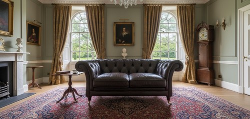 Luxurious leather laura ashley - luxurious,