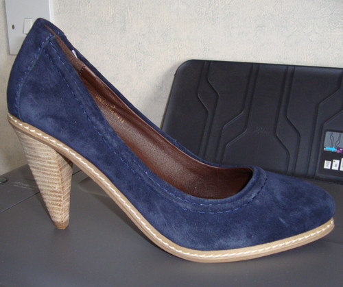 Women navy blue suede - women's,